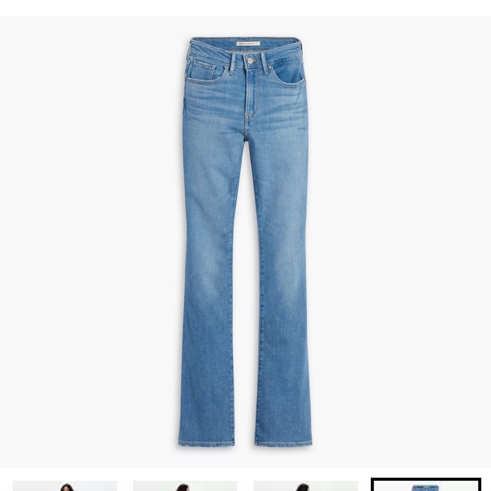 Size 32 high rise bootcut Levi jeans